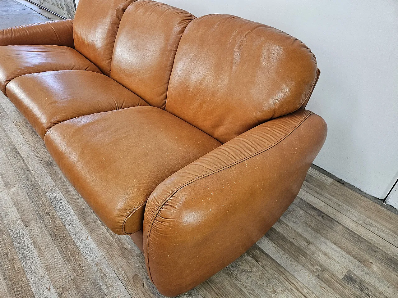Divano letto tre posti Piumotto di Arrigo Arrigoni per Busnelli, 1970 2