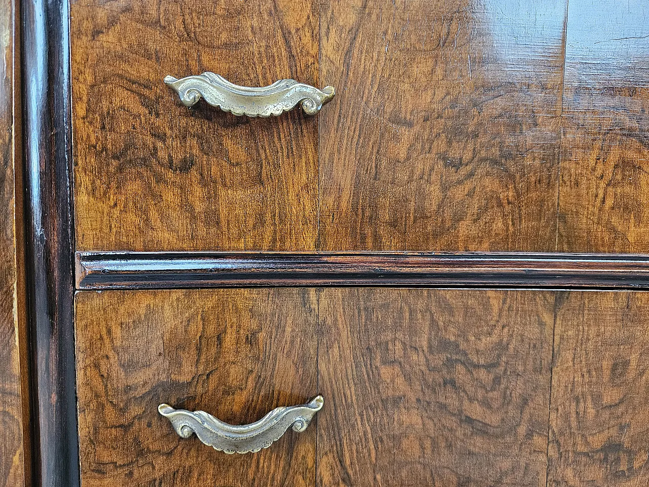 Toelette Chippendale in radica di noce, 1940 10