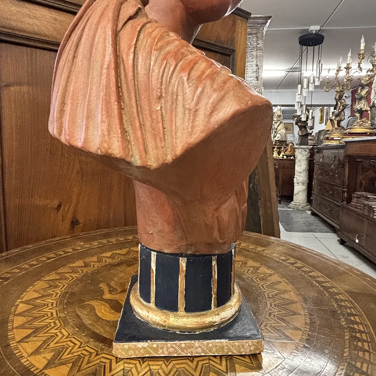 Terracotta sculpture with patina,  19th century 7