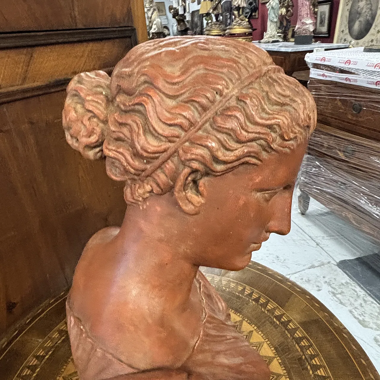 Terracotta sculpture with patina,  19th century 10
