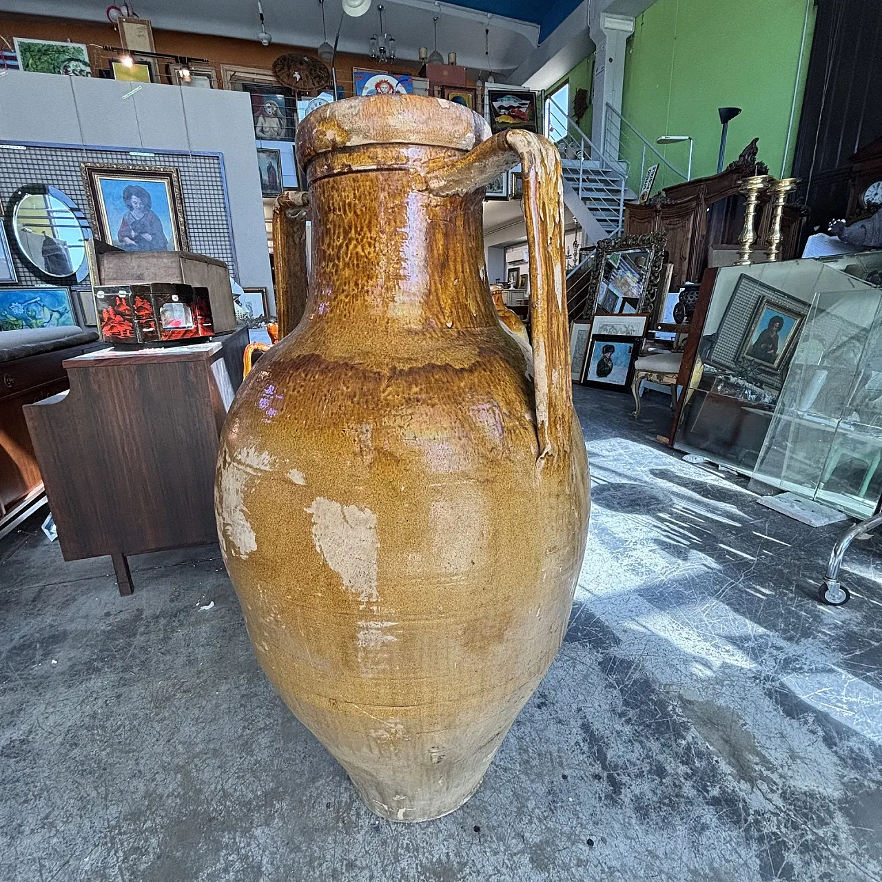 Garden vase, Capasone Apulian jar, 19th century 6
