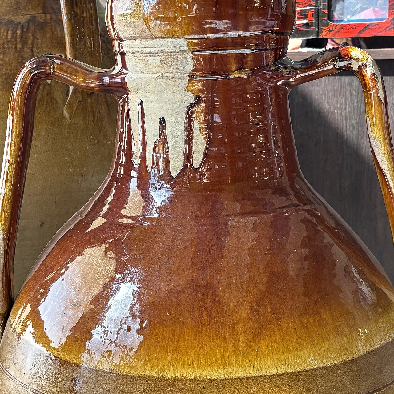 Garden vase, Capasone Apulian jar, 19th century 3