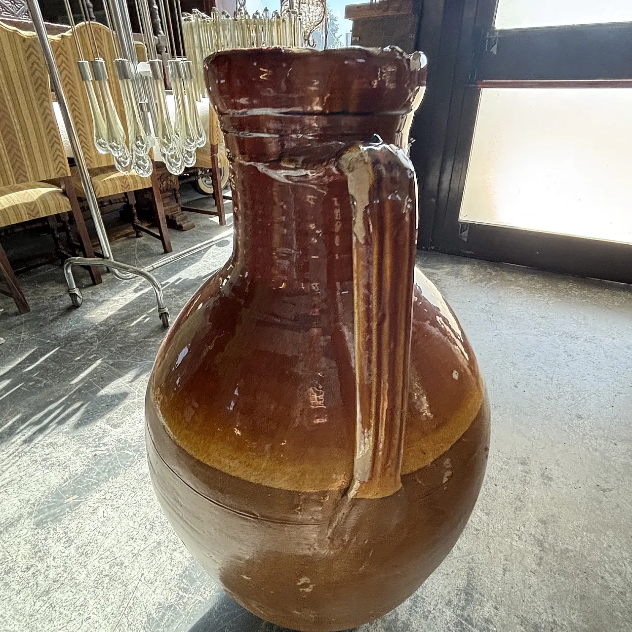 Garden vase, Capasone Apulian jar, 19th century 9