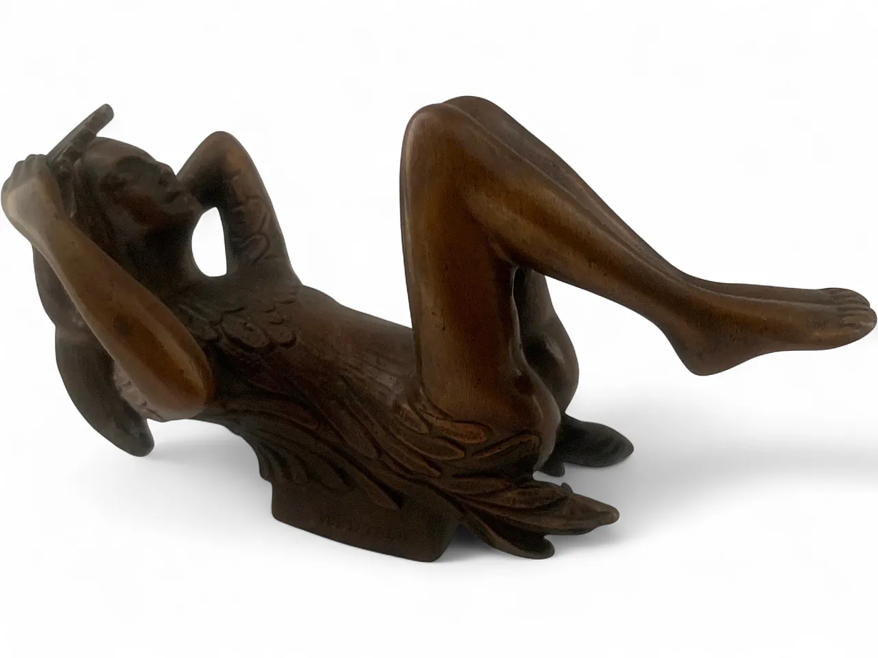 Ernst Fuchs Sculpture Bronze Kunst Köngin der Nacht Papageno Bronce 11