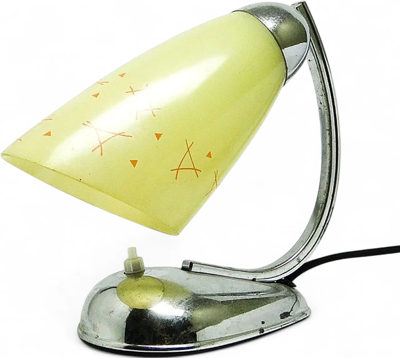 Lampada da notte in stile Space Age, disegnata da J. Hurka per Napako, Cecoslovacchia, anni '60. 8