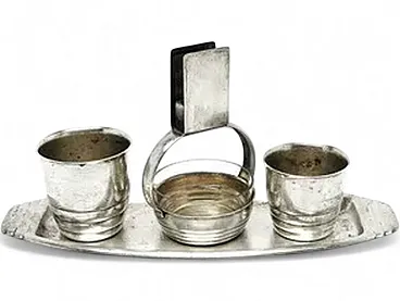 Set da fumatore Art Déco di Szandrik, Ungheria, anni '30