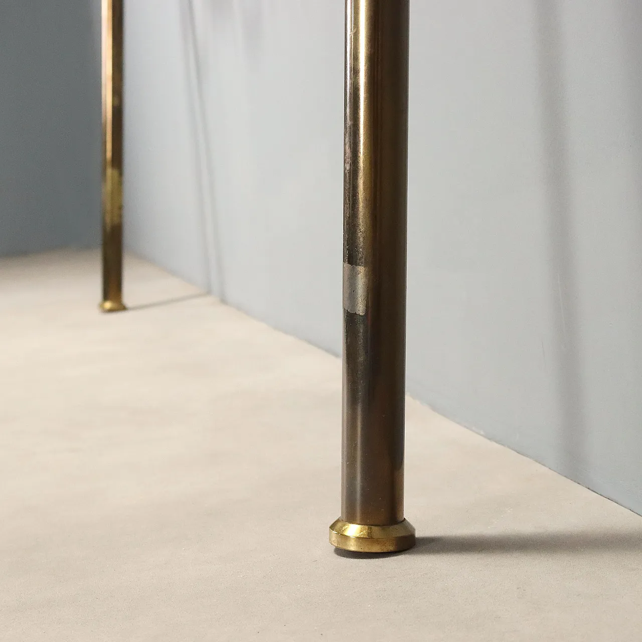 Brass double bed headboard, 1960s 6