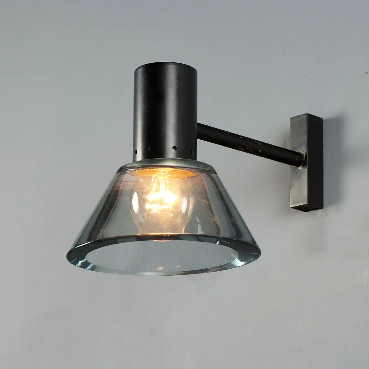 Murano glass wall lamp, 20th century 1