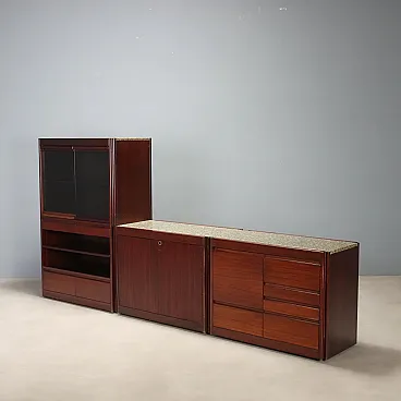 Modular furniture series 4D by Angelo Mangiarotti, 1970s