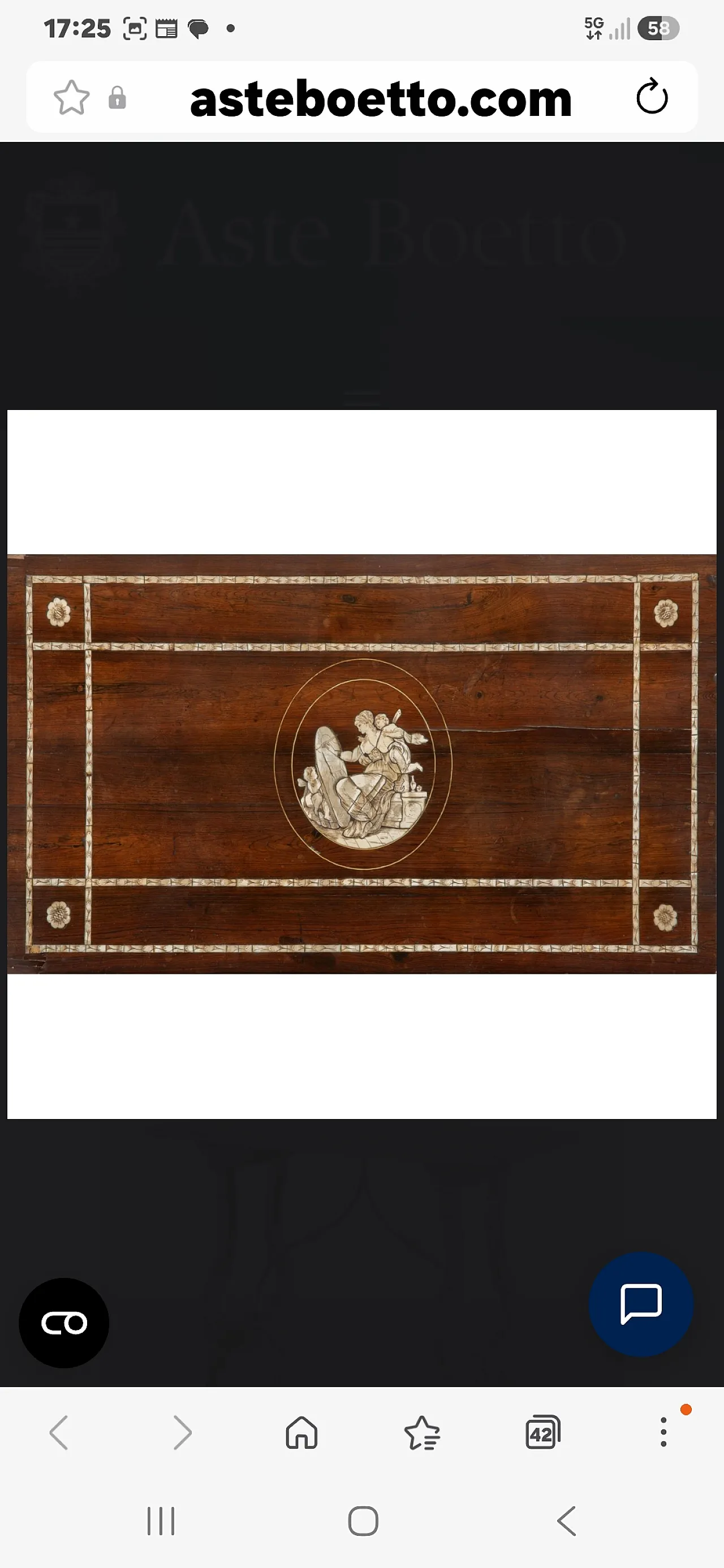 Lira table in wood and ivory inlay, 18th century 3