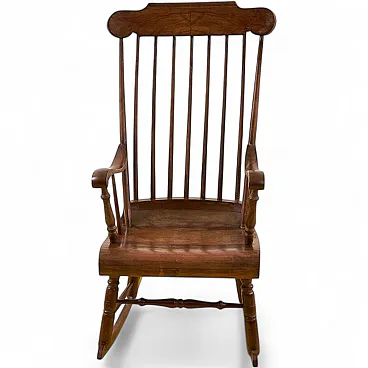 Vintage Wooden Rocking Chair, early 20th century