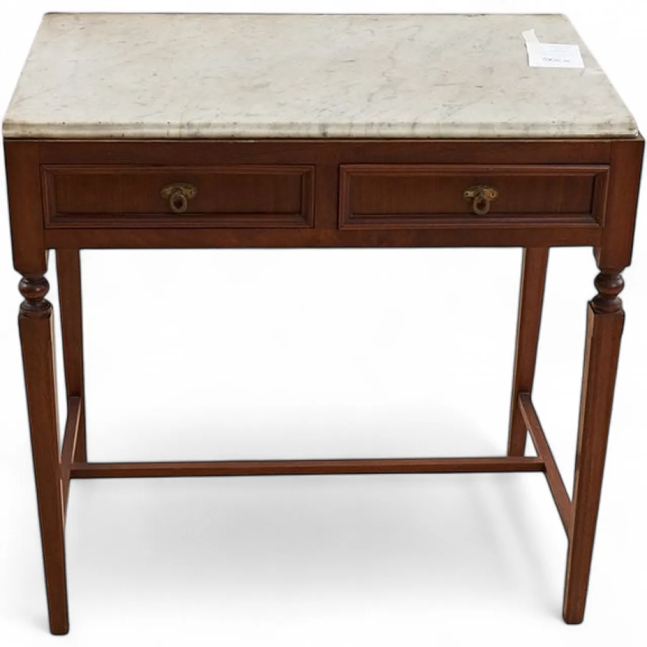 2 drawerDesk with Marble Top, 1930s 11