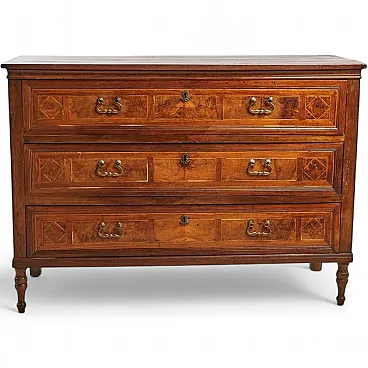 Wooden inlaid Chest of Drawers, 20th century