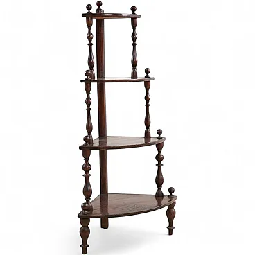Corner Etagere in Wood, early 20th century