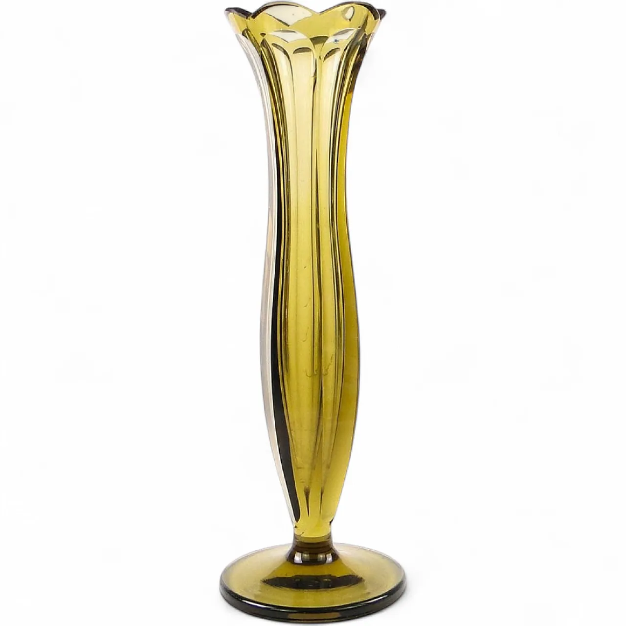 Vaso Art Déco polacco della vetreria Josephine, anni '30. 8