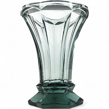 Vaso Art Déco di Moser, anni '30.