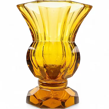 Vaso Art Déco di Moser, anni '30.