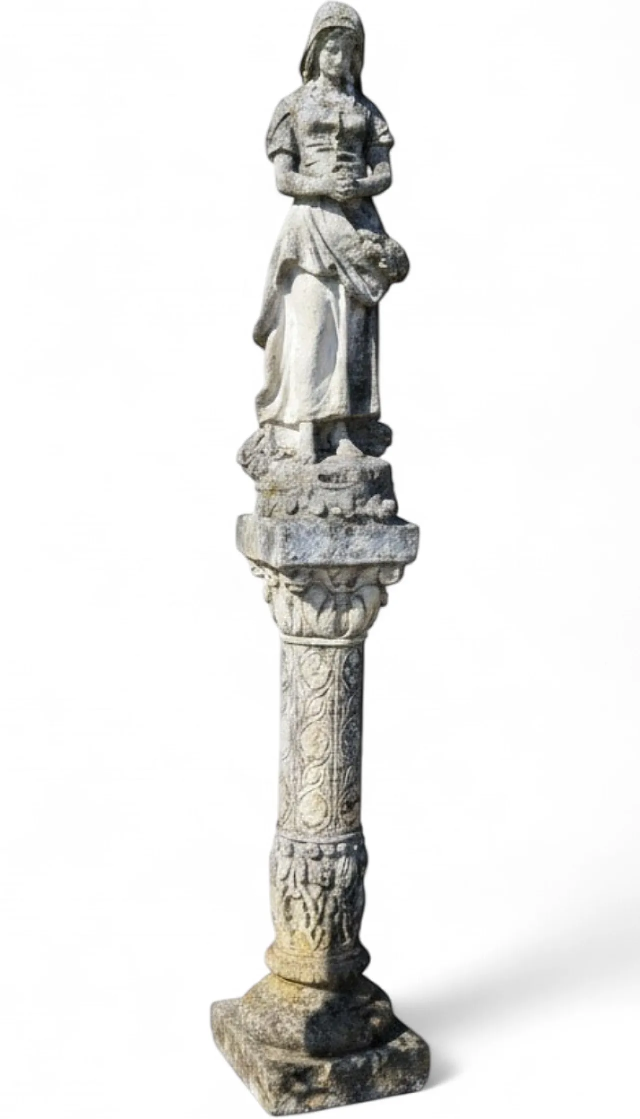 Statue with column, 1960s 24