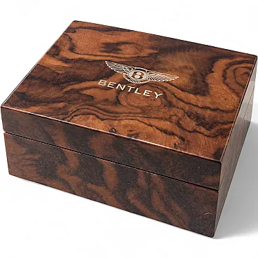 Bentley Winged Logo Wooden Decorative Box, 21st Century