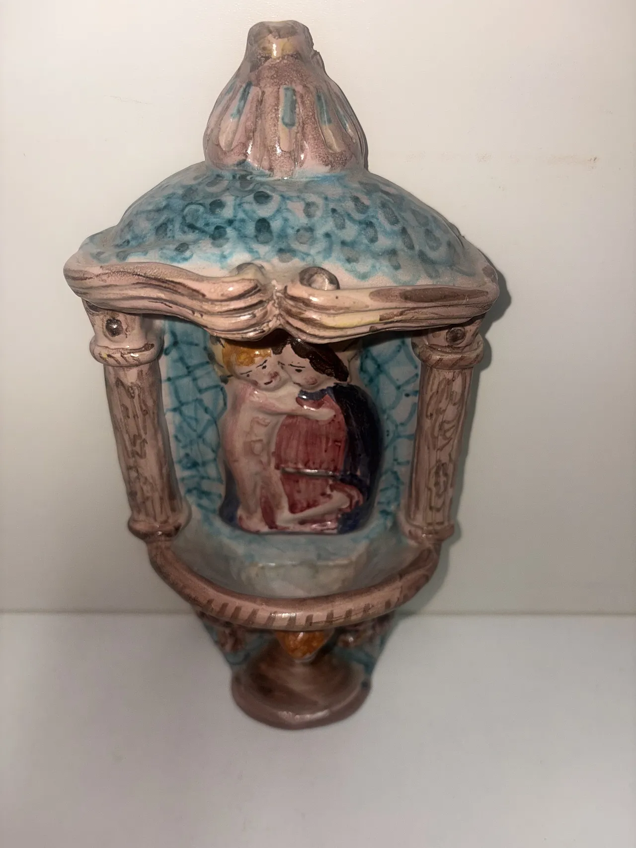 Holy water stoup Madonna with child, 70s 4