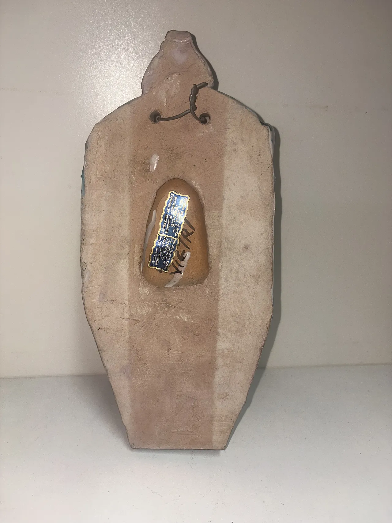 Holy water stoup Madonna with child, 70s 9