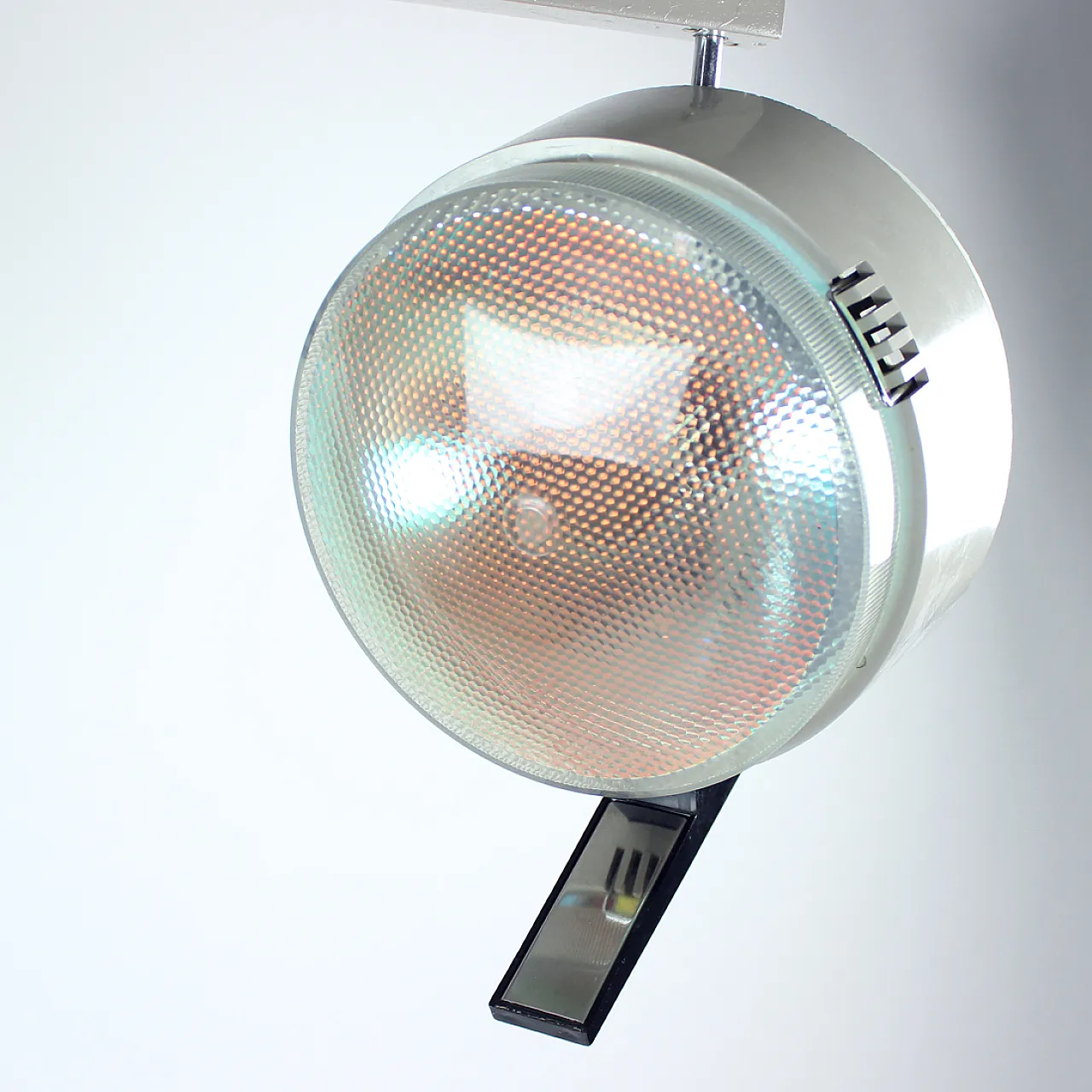 Tall Metal Doctor's Floor Lamp, Czechoslovakia 1950s 3