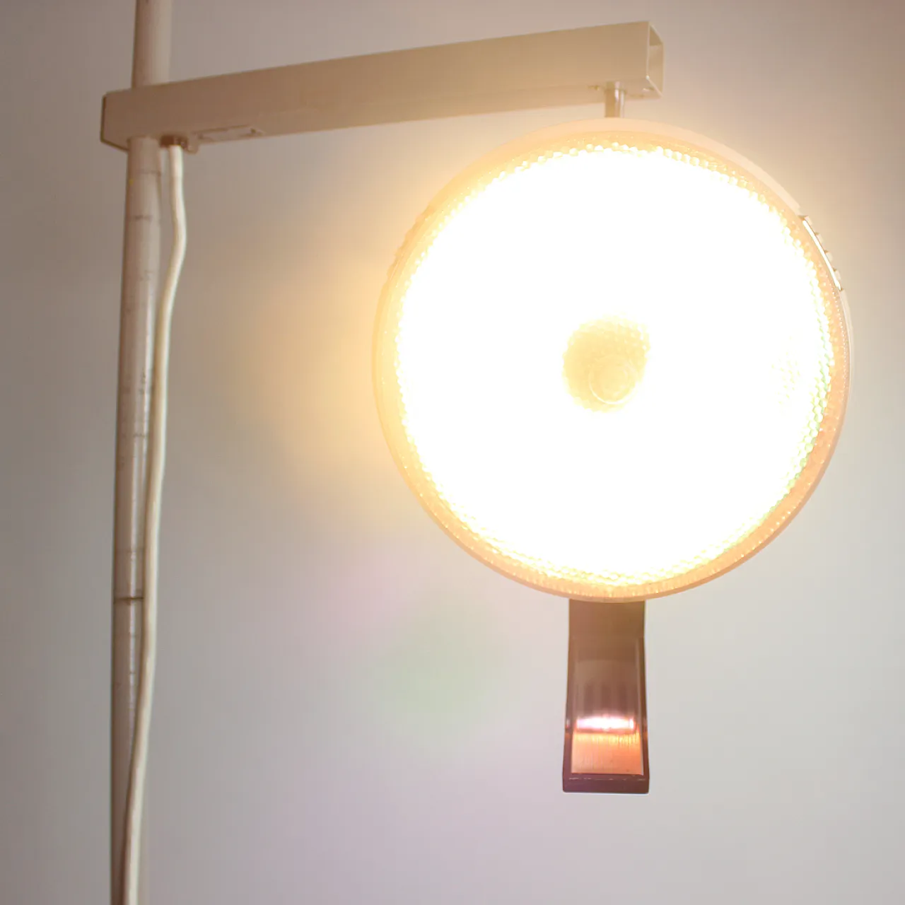 Tall Metal Doctor's Floor Lamp, Czechoslovakia 1950s 10