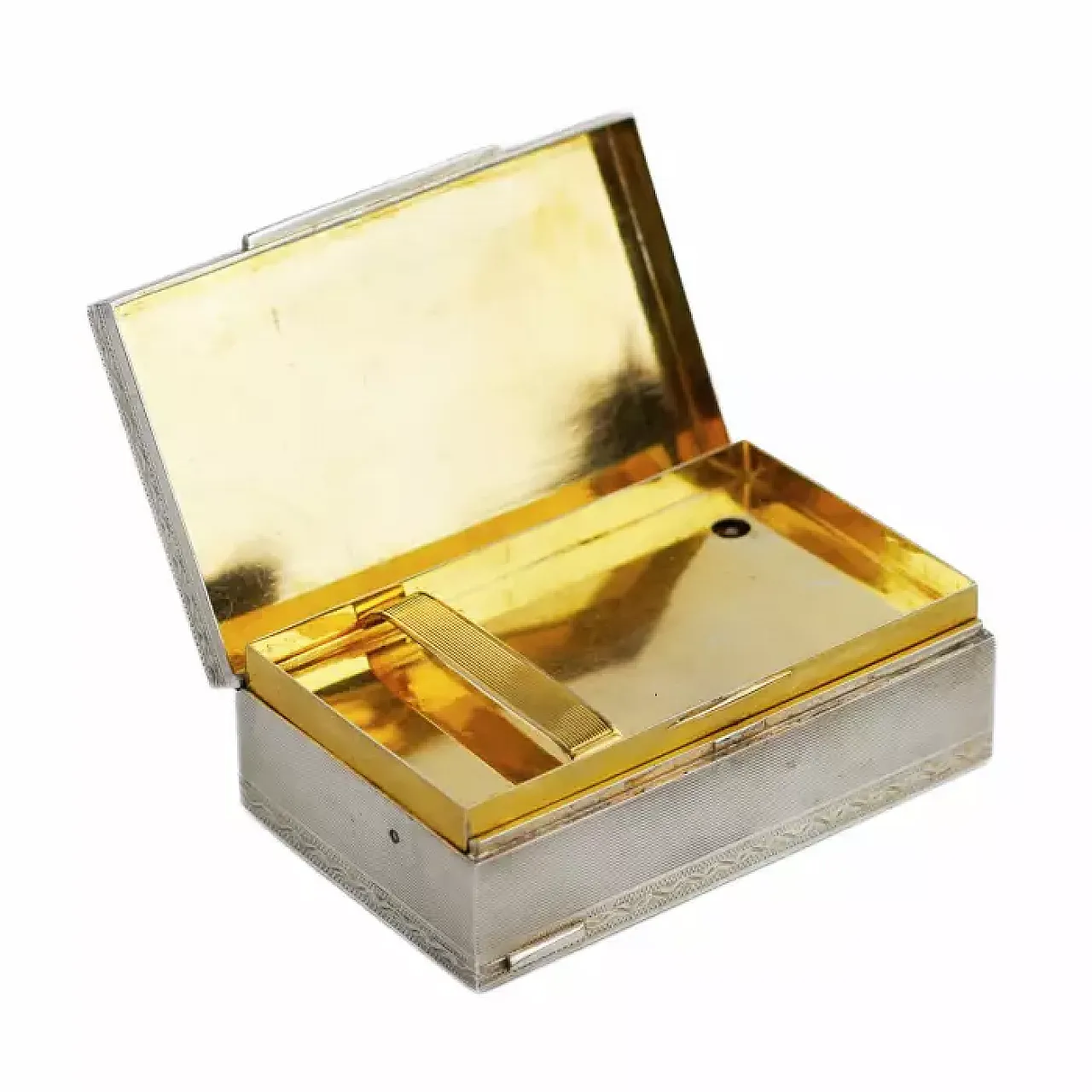 Scatola musicale in argento, anni '30 8