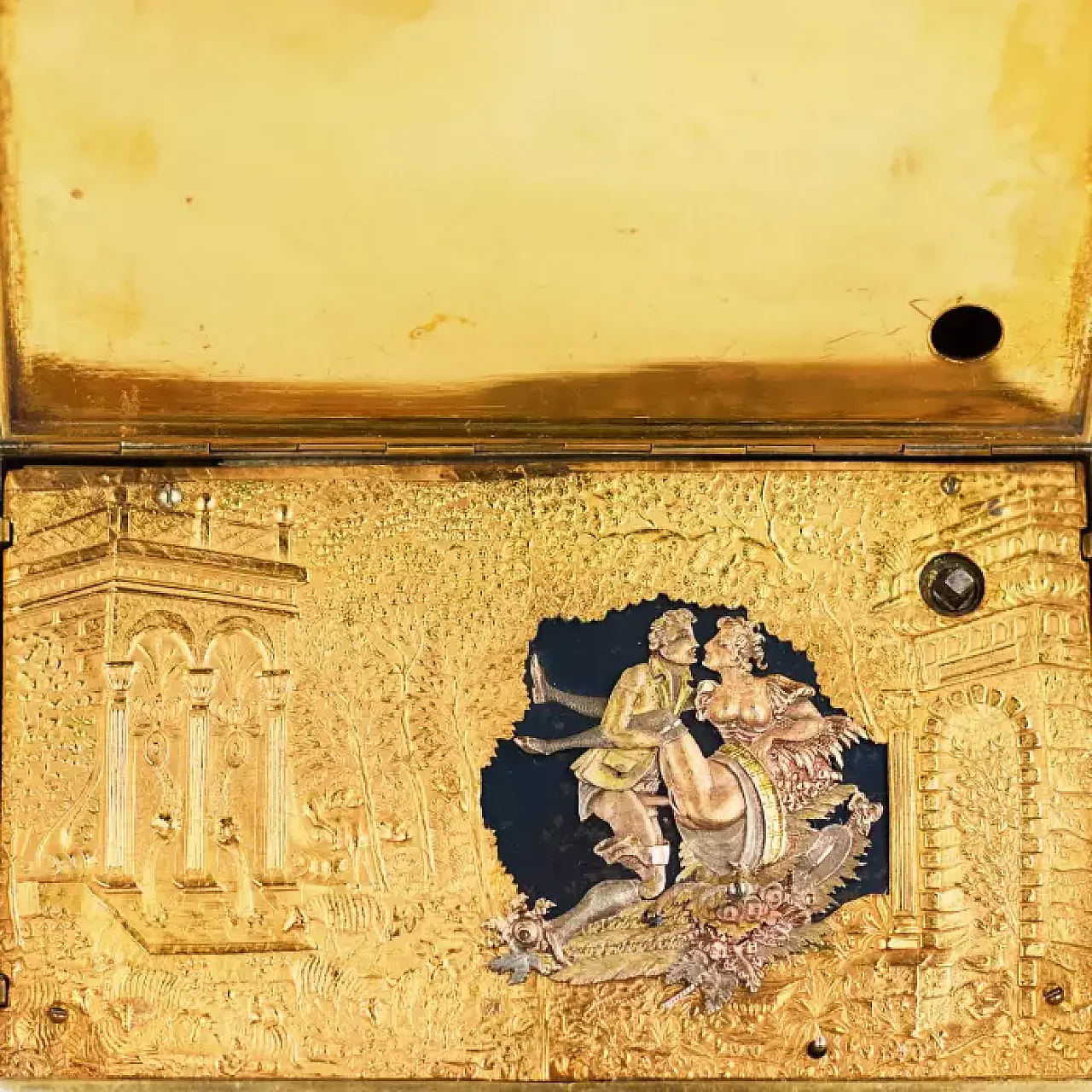 Scatola musicale in argento, anni '30 10