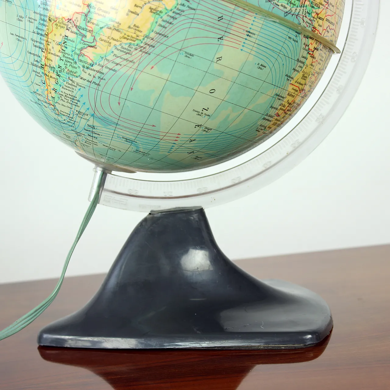 Illuminating Plastic Globe, Czechoslovakia 1960s 6