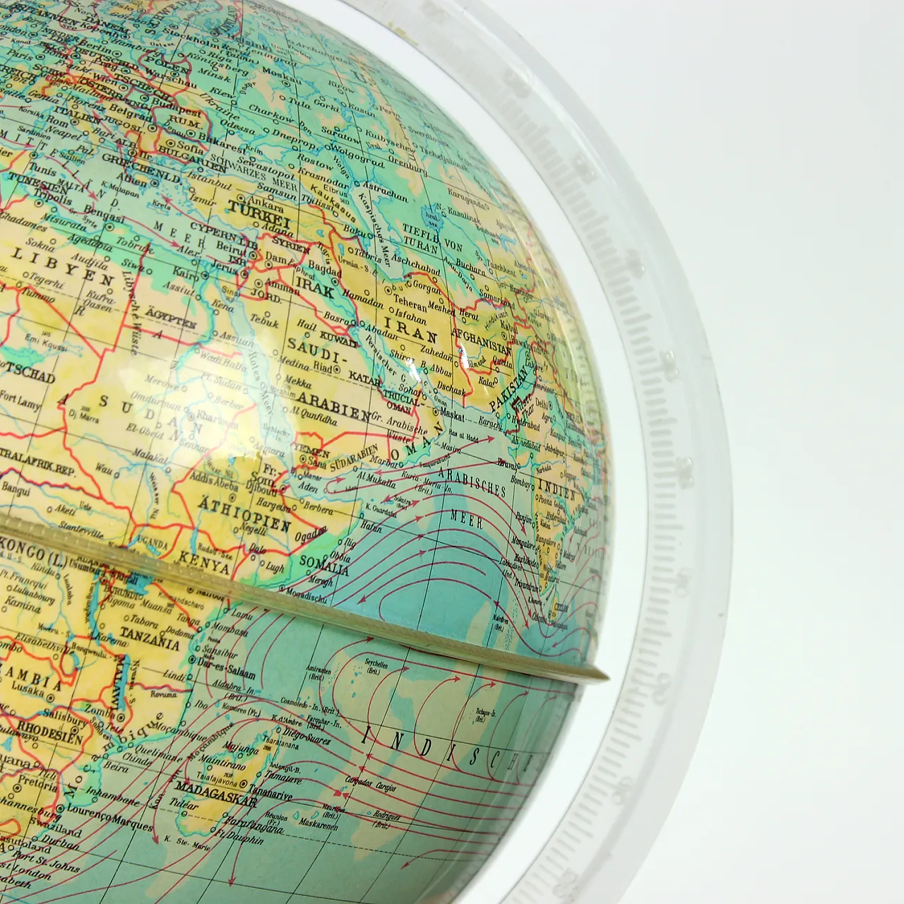 Illuminating Plastic Globe, Czechoslovakia 1960s 9