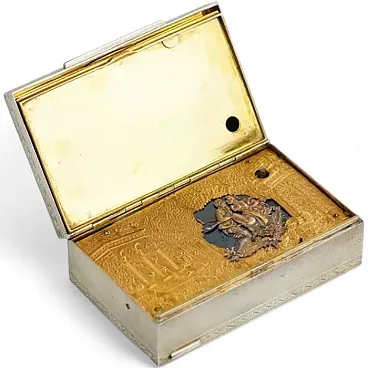 Silver musical box, 1930s