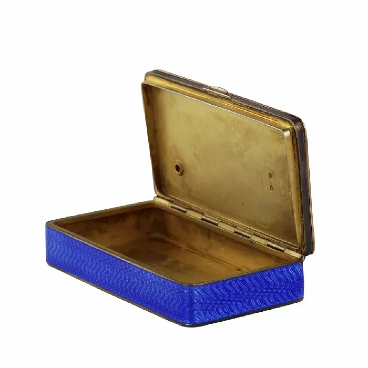 Silver snuff box, late 19th century 5