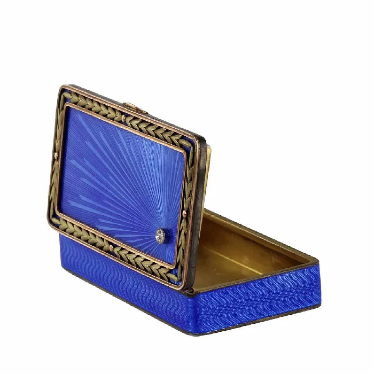 Silver snuff box, late 19th century 6