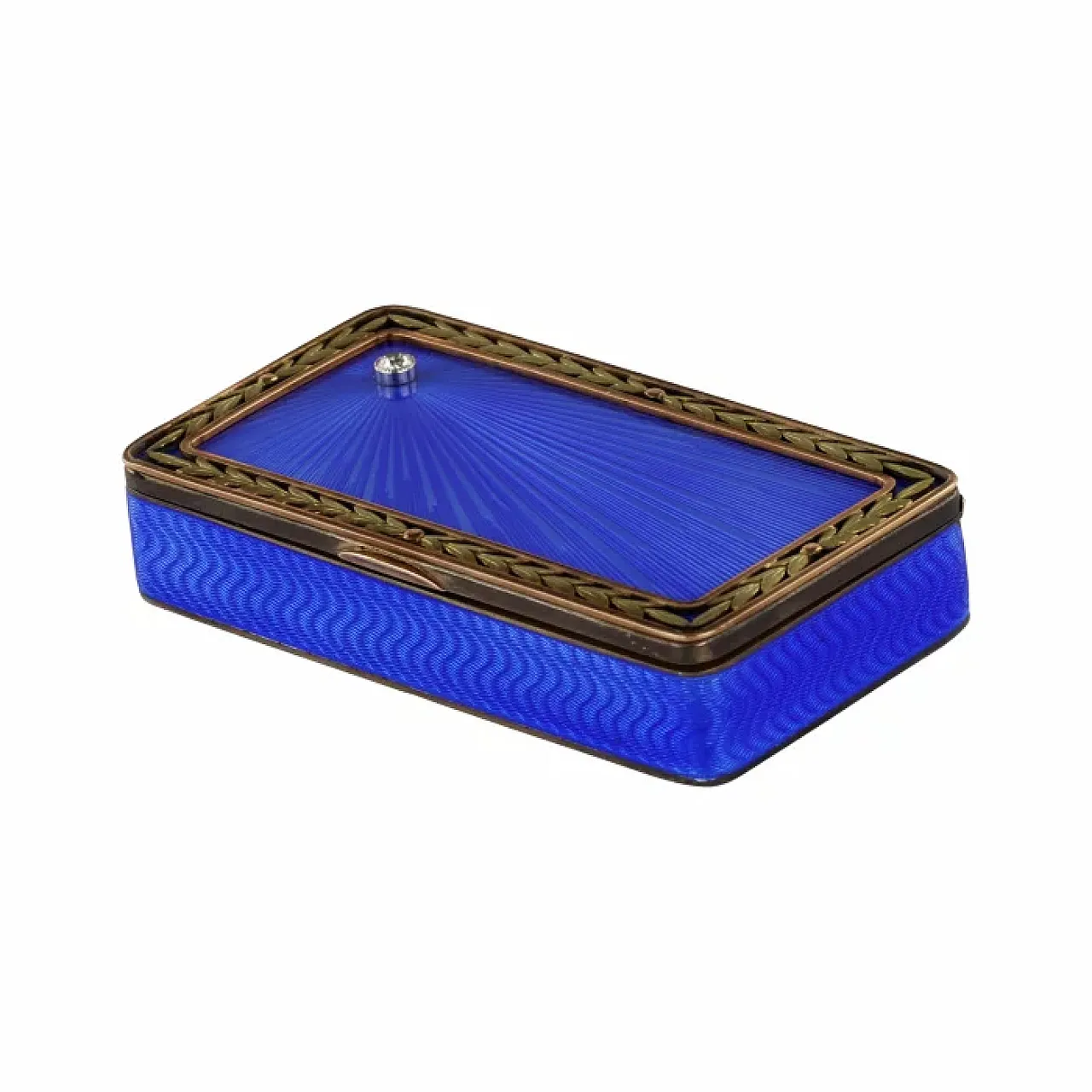 Silver snuff box, late 19th century 9