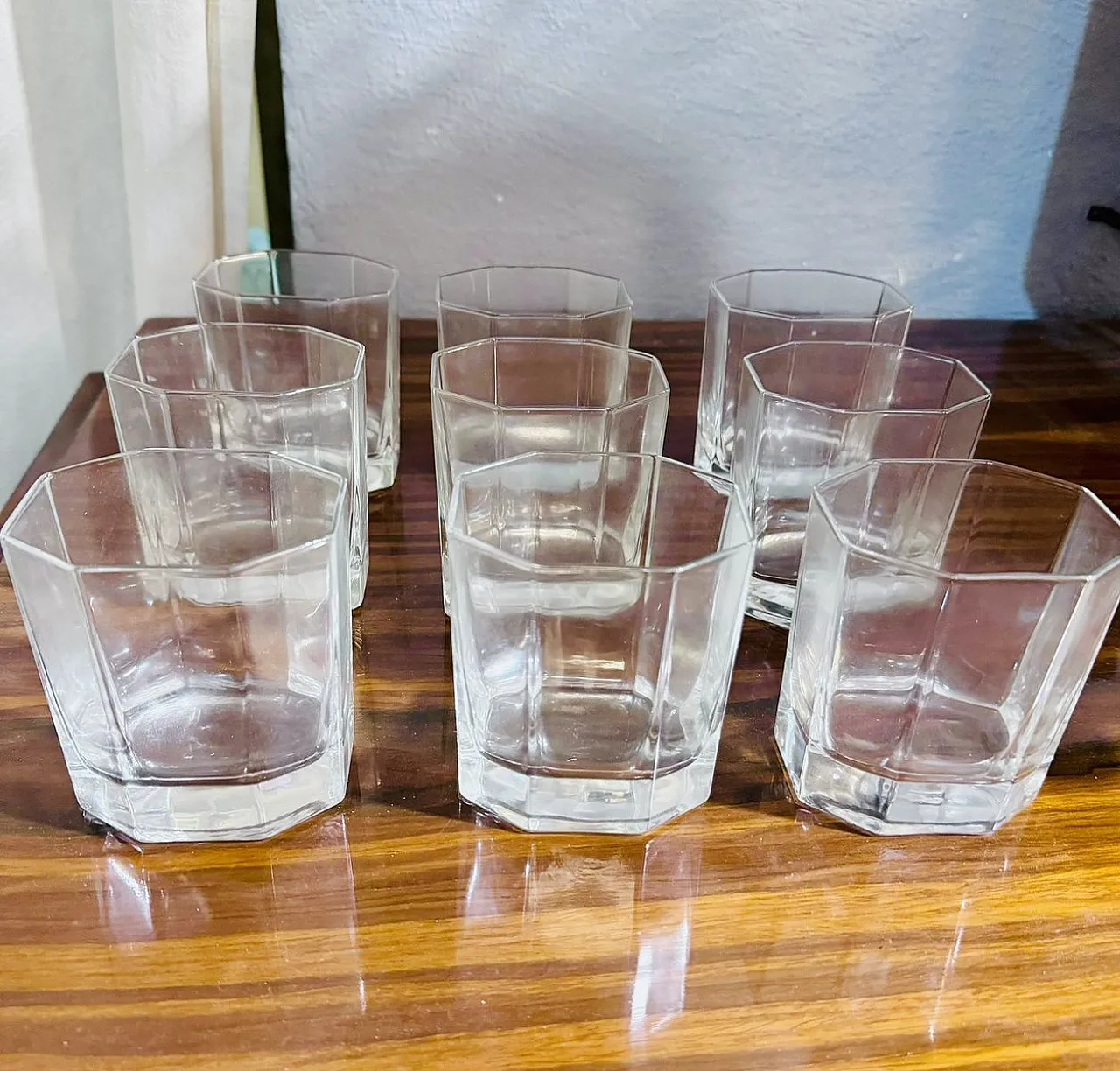 Set di bicchieri Art Déco, set di 9 1