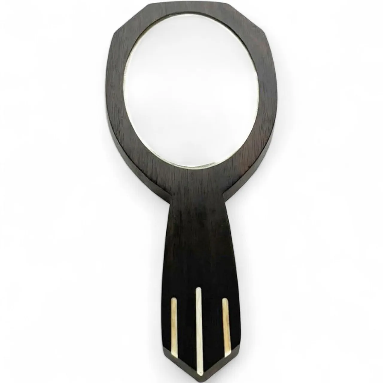 Specchio da mano in stile Art Déco con intarsi in bachelite, anni ’30 10