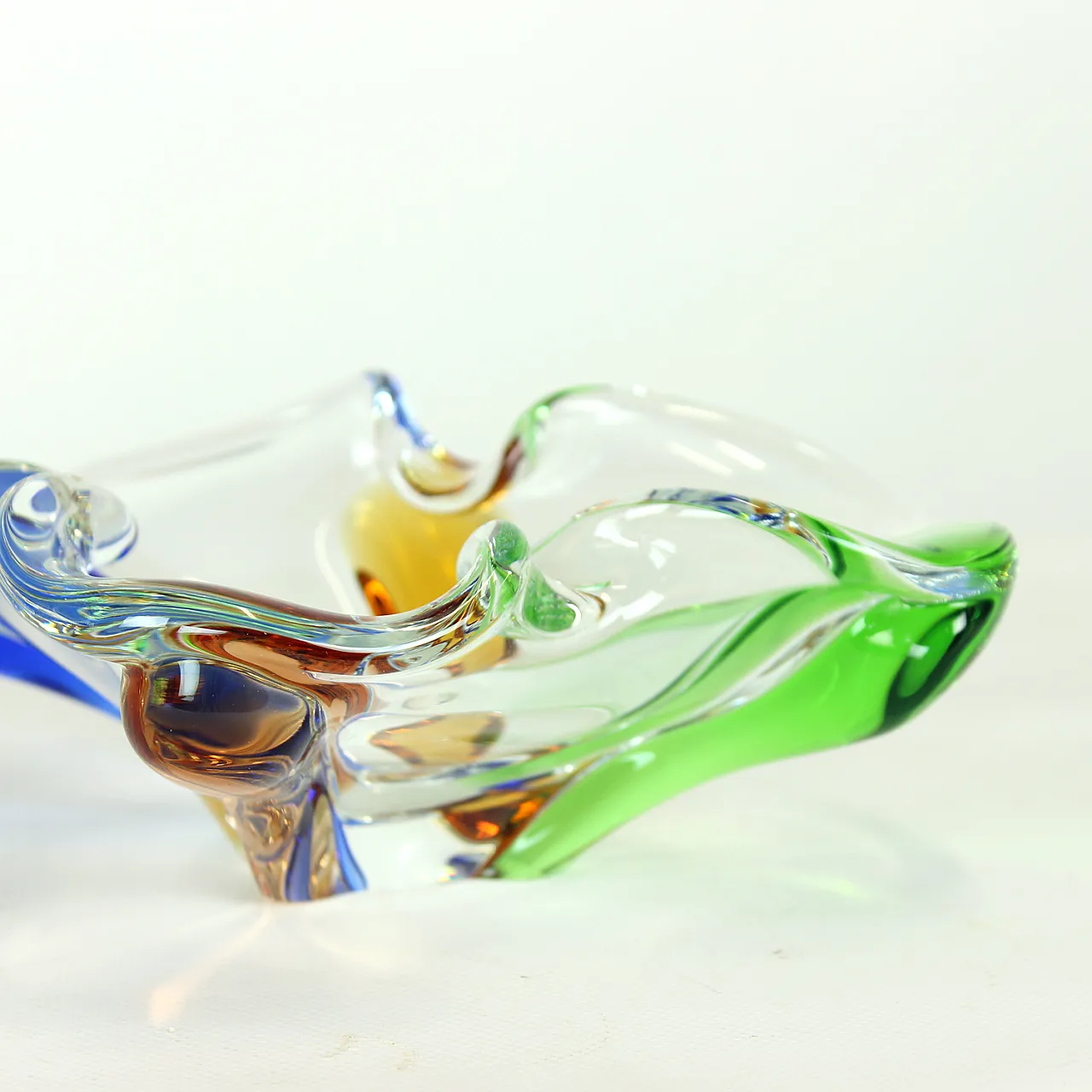 Design Art Rhapsody Collection Glass Bowl By Frantisek Zemek, Czechosl 5