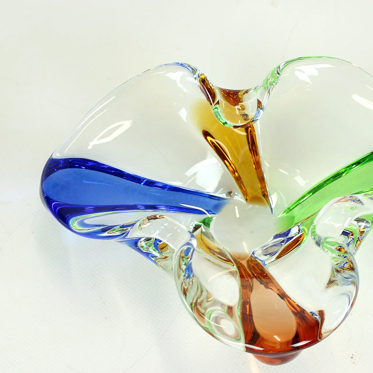 Design Art Rhapsody Collection Glass Bowl By Frantisek Zemek, Czechosl 6
