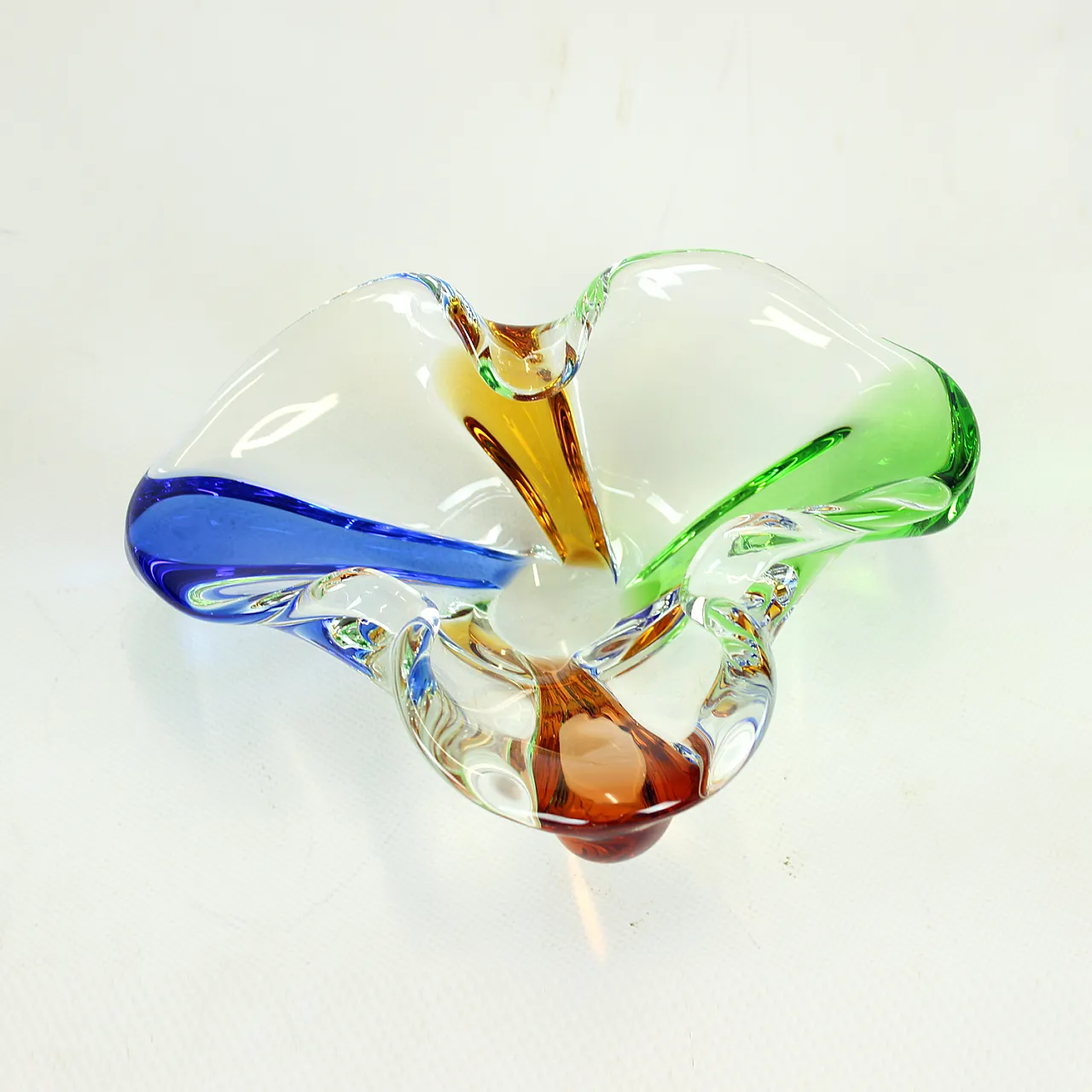 Design Art Rhapsody Collection Glass Bowl By Frantisek Zemek, Czechosl 8