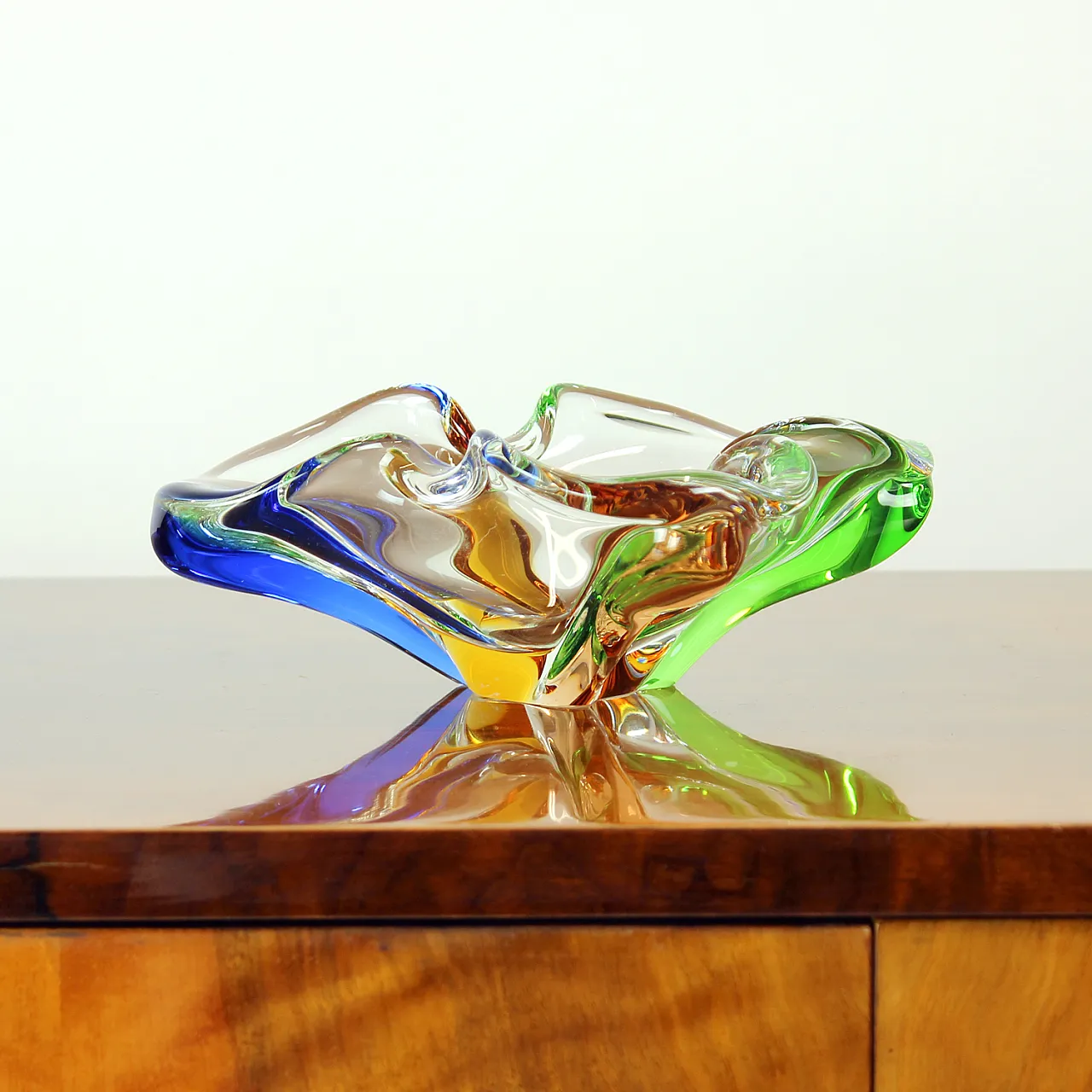 Design Art Rhapsody Collection Glass Bowl By Frantisek Zemek, Czechosl 9