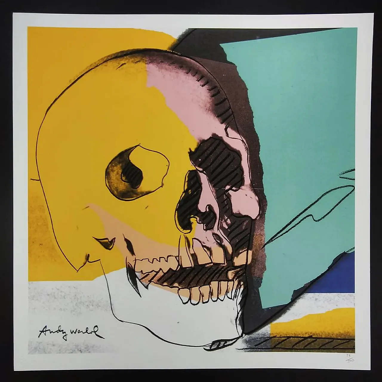 Andy Warhol, litografia Skull in edizione limitata di CMOA, anni '80 1