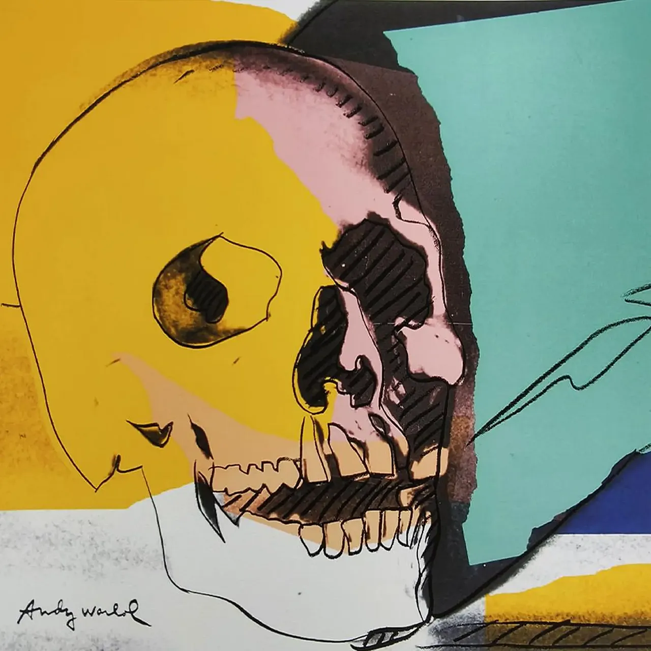 Andy Warhol, litografia Skull in edizione limitata di CMOA, anni '80 2