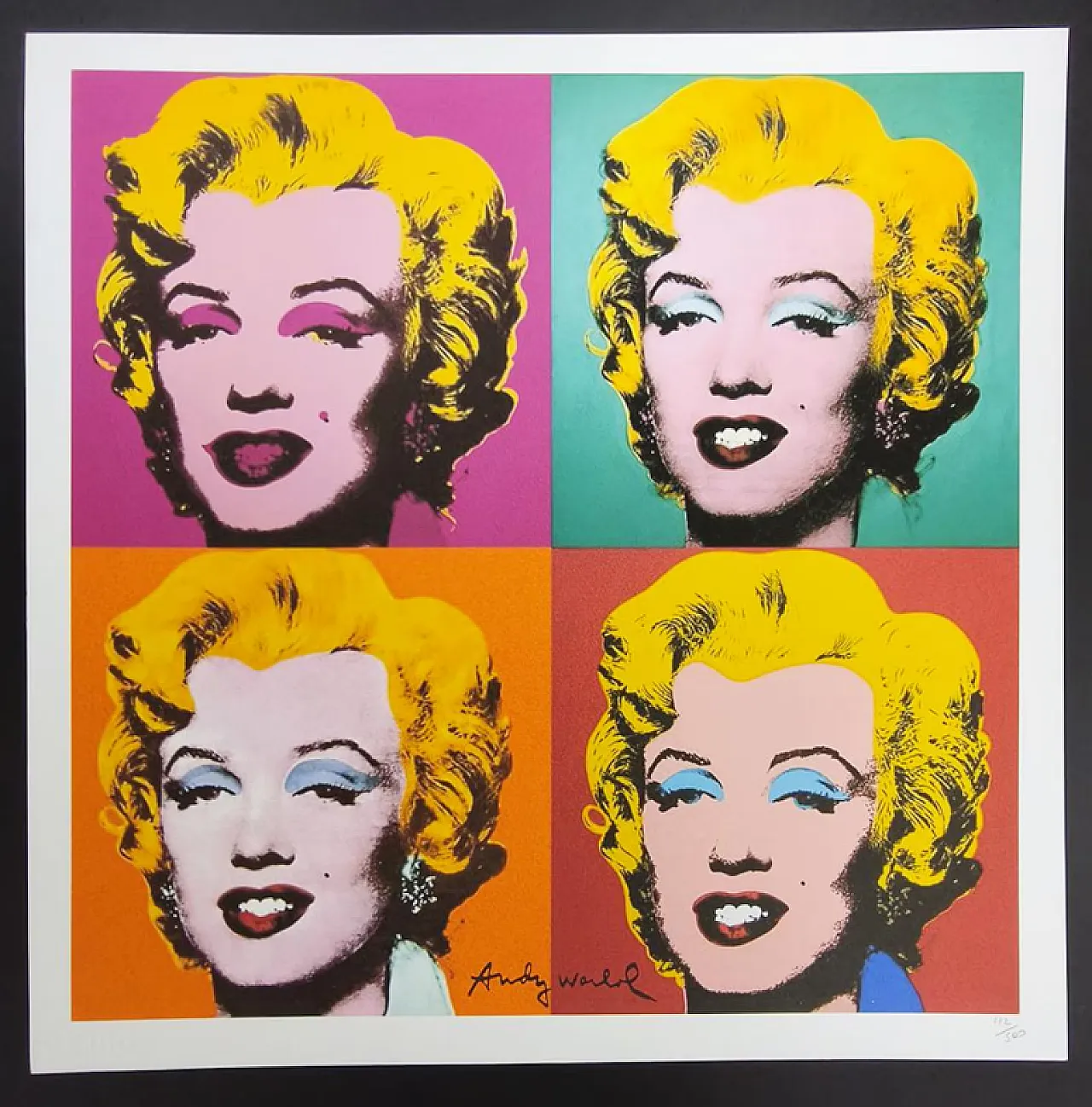 Andy Warhol, Marilyn, limited edition lithograph by CMOA, 1980s 1