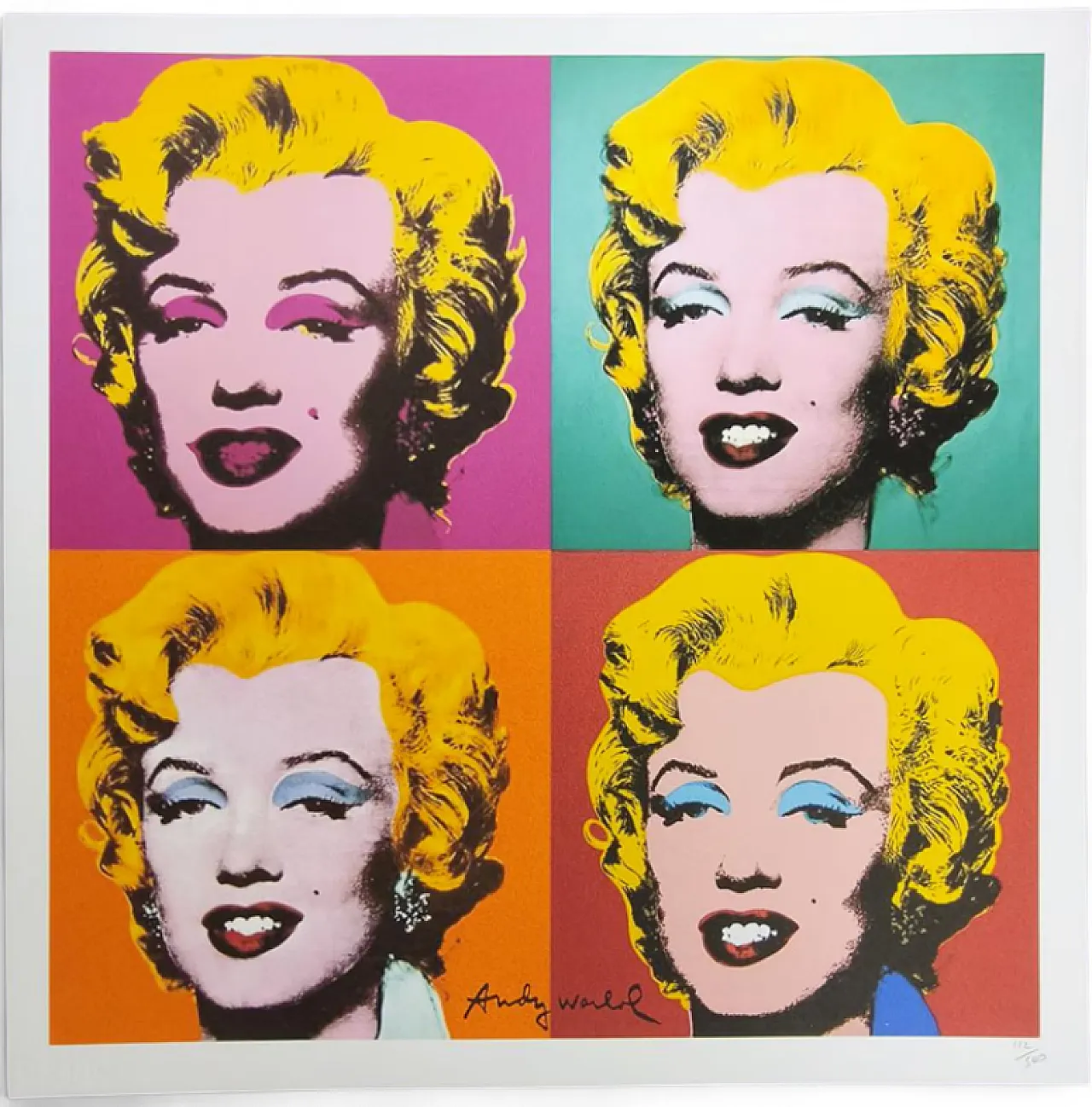 Andy Warhol, Marilyn, limited edition lithograph by CMOA, 1980s 6