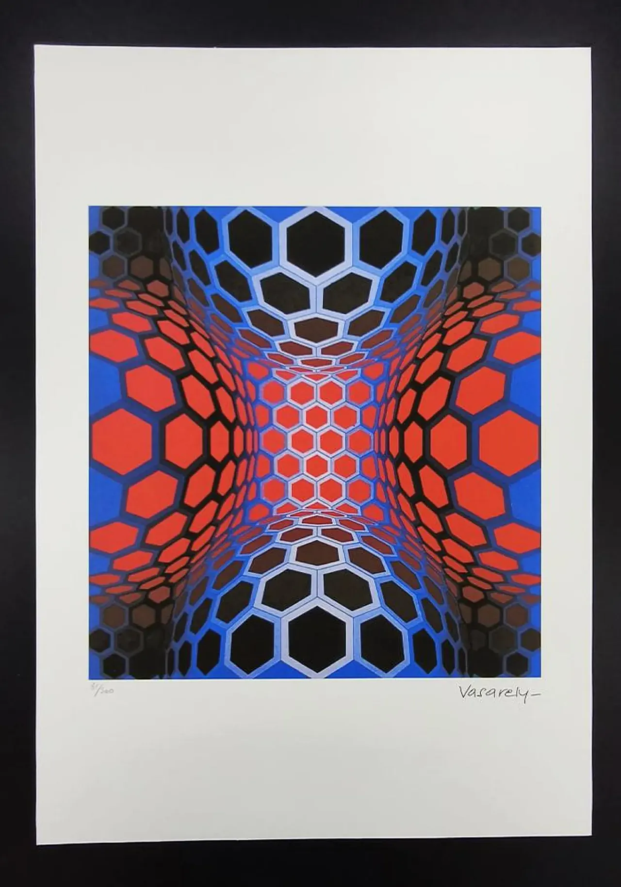 Victor Vasarely limited numbered edition lithograph, 1970s 1