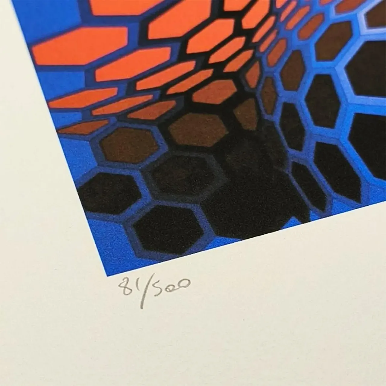 Victor Vasarely limited numbered edition lithograph, 1970s 4