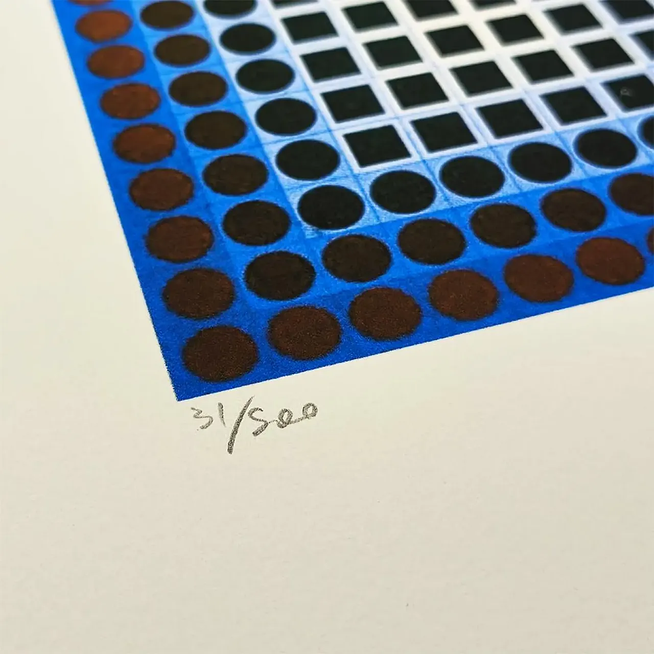 Victor Vasarely limited numbered edition lithograph, 1970s 4