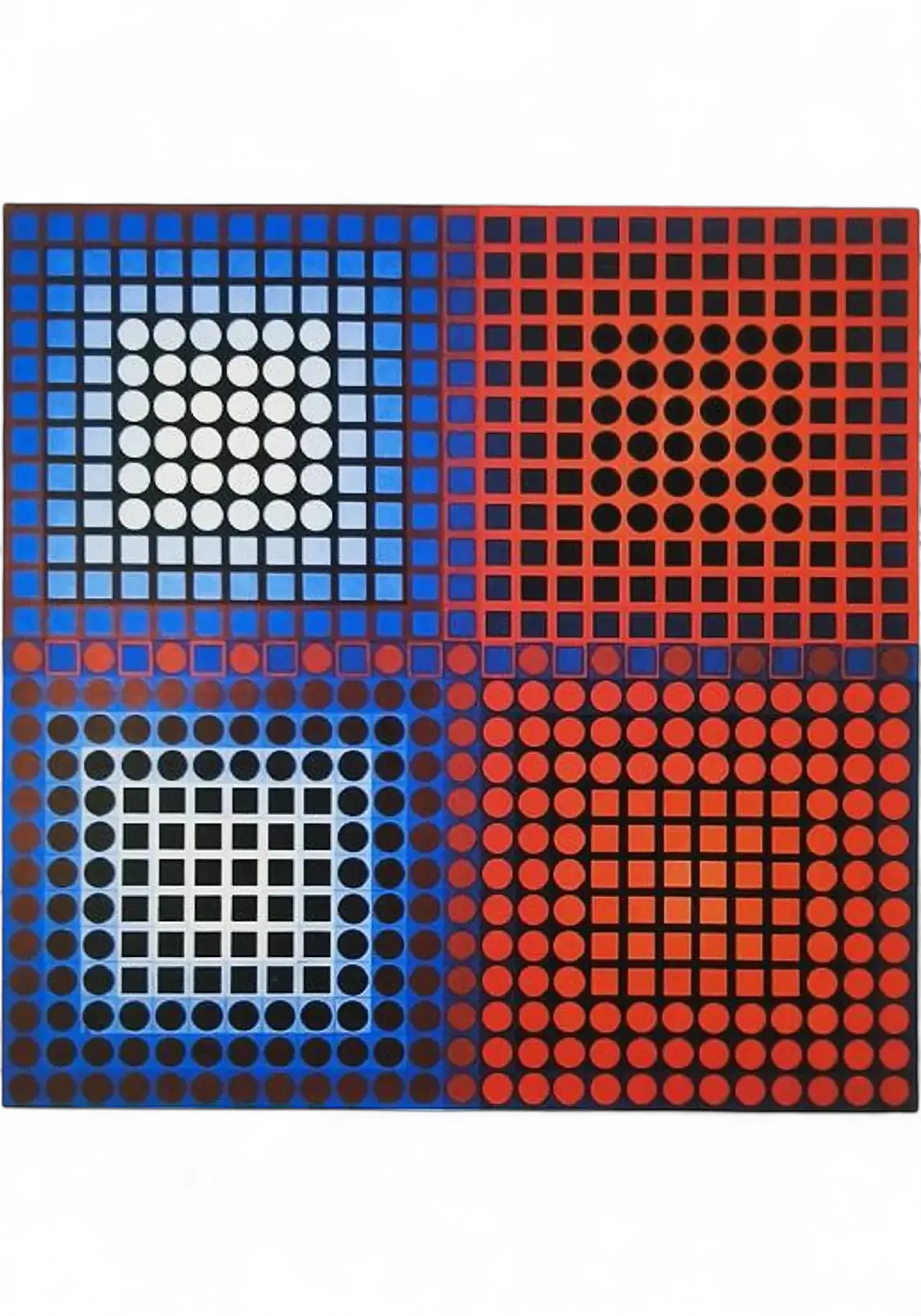 Victor Vasarely limited numbered edition lithograph, 1970s 8