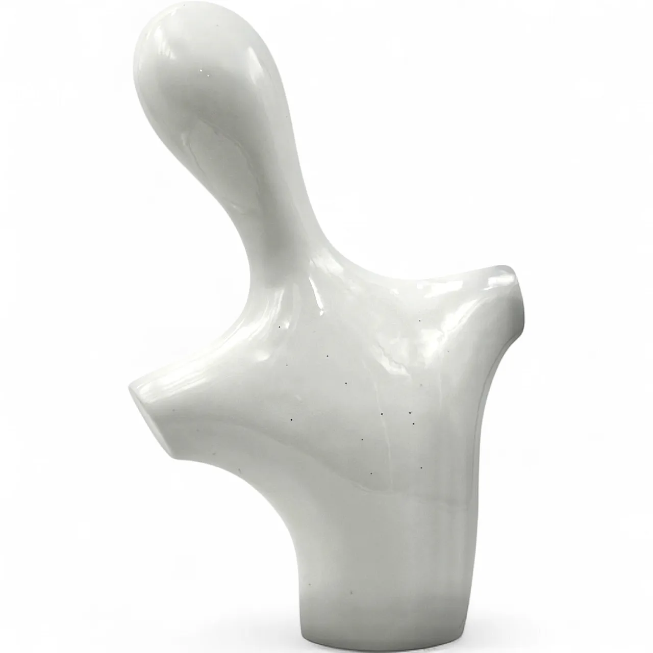 Busto scultoreo postmoderno in ceramica, Italia, anni ’80 7